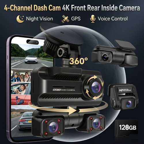 128gb dash cam channel - cam,